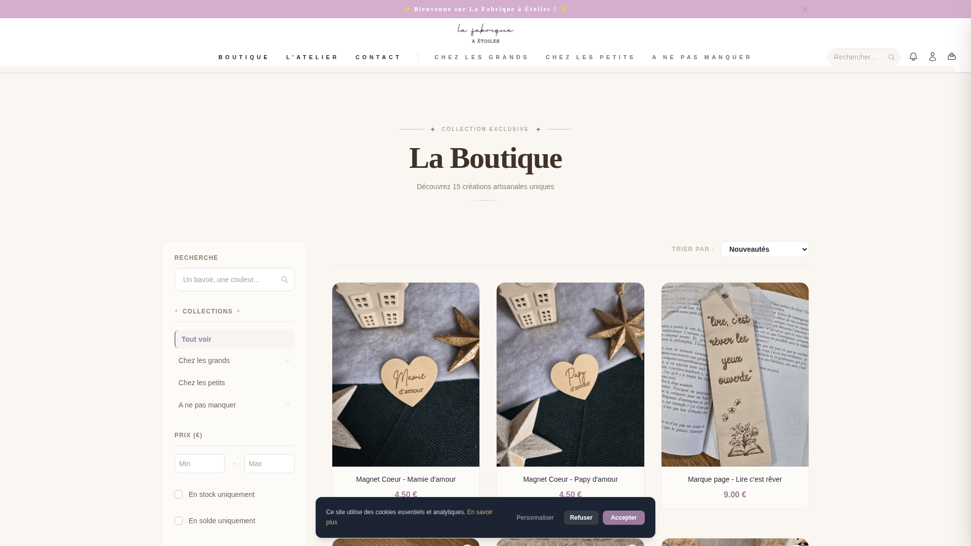 La Fabrique à Étoiles — capture 2