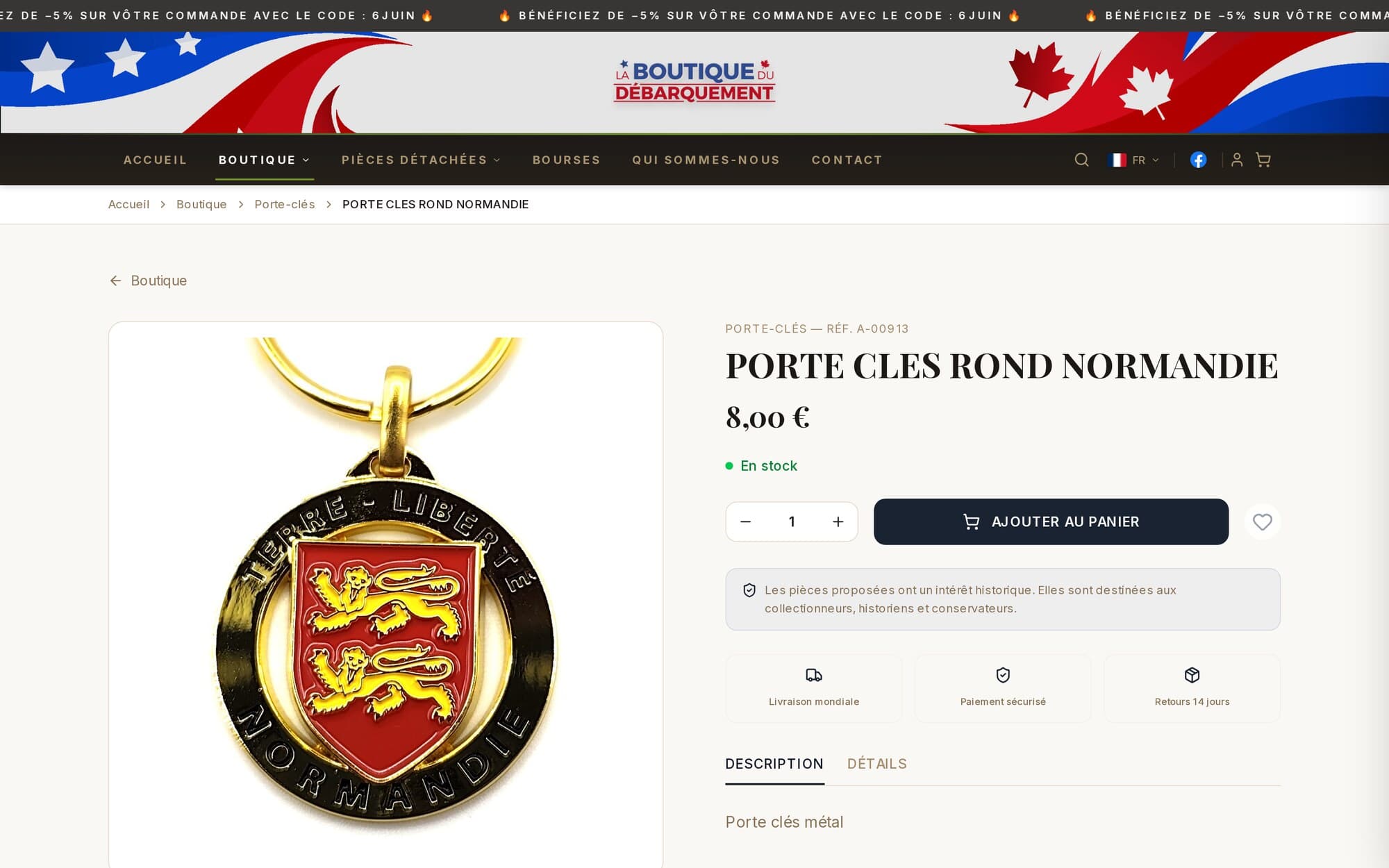 La Boutique du Débarquement — capture 4